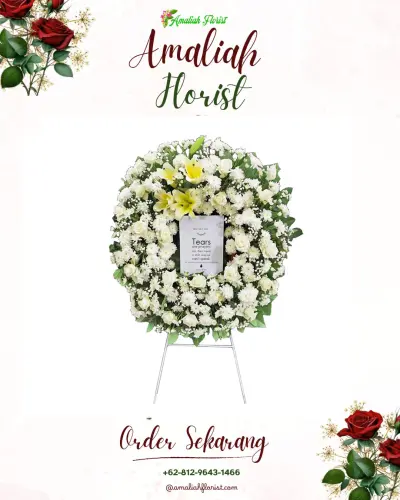 Krans Bunga Duka Cita di Weninggalih